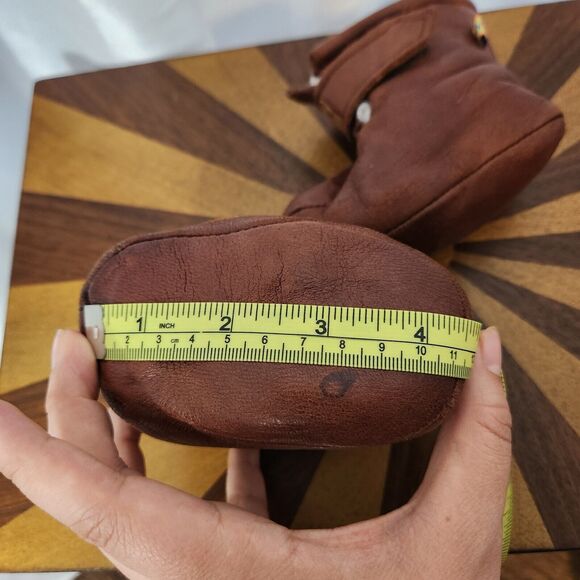 Lindberg Baby Booties Soft Brown Leather Fur Lining Winter Boots Shoes Warm - Picture 11 of 13